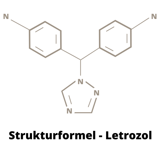 Strukturformel - Letrozol